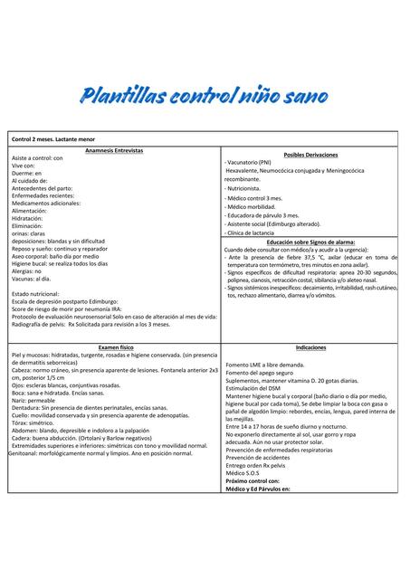 Plantilla CNS