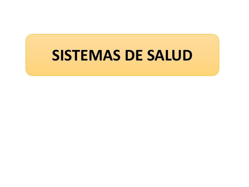 sistemas de salud