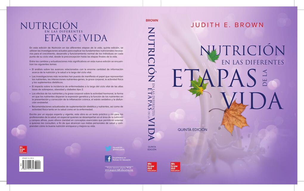 Nutricion en La Diferentes Etapas de La Vida