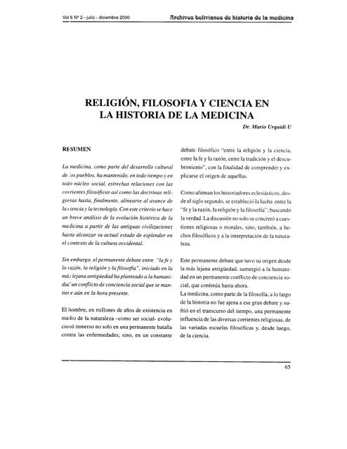 RELIGION FILOSOFIA Y CIENCIA OK