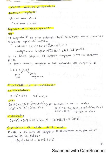 Apuntes análisis primer parcial