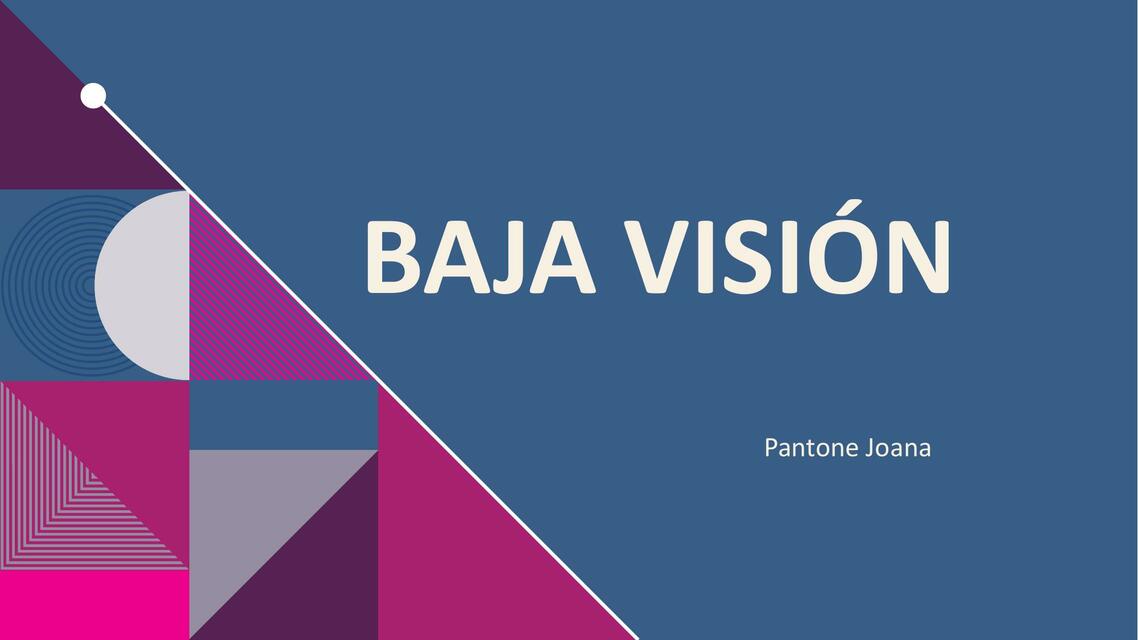 Baja visión 