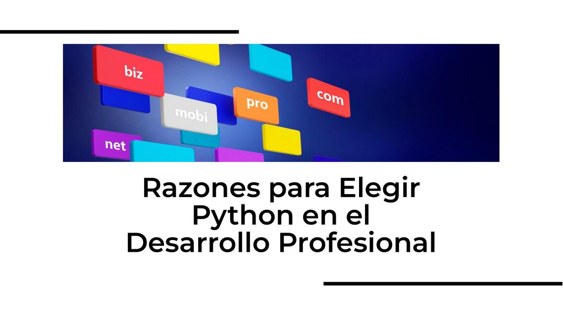 Razones para elegir Python