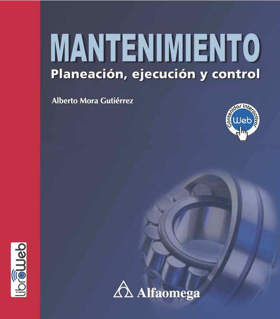 Libro Mantenimiento Alberto Mora 1ed 1