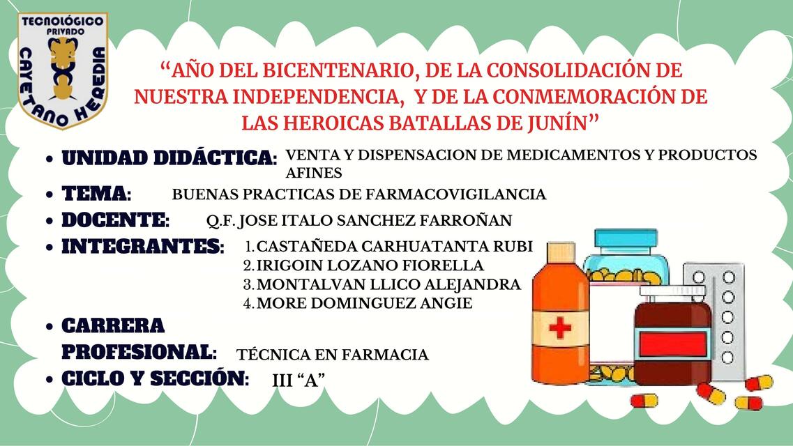 Buenas practicas de farmacovigilancia