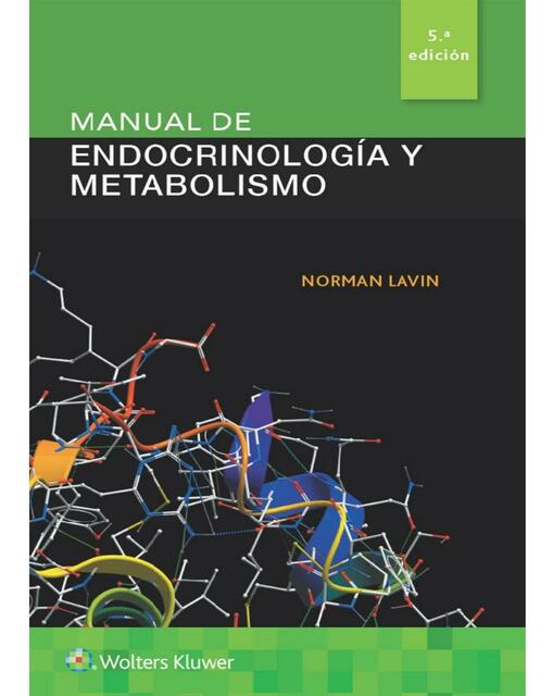 Manual de endocrinología y metabolismo Norman Lavi