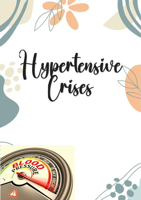 hipertensive crises