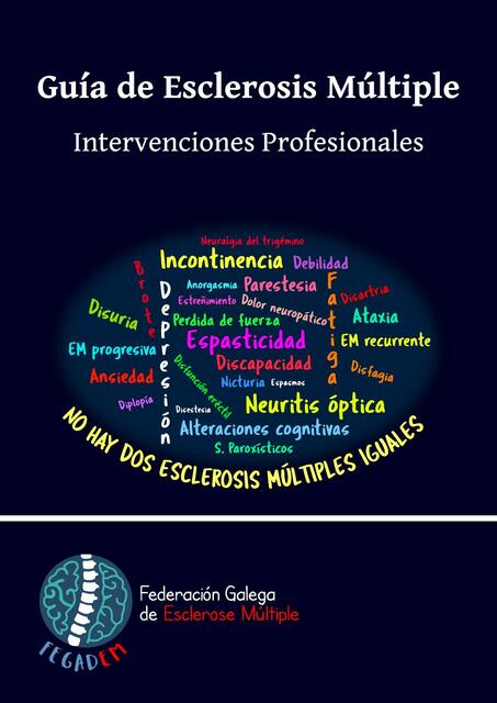 Guía de Esclerose Múltiple Intervenciones profesionales