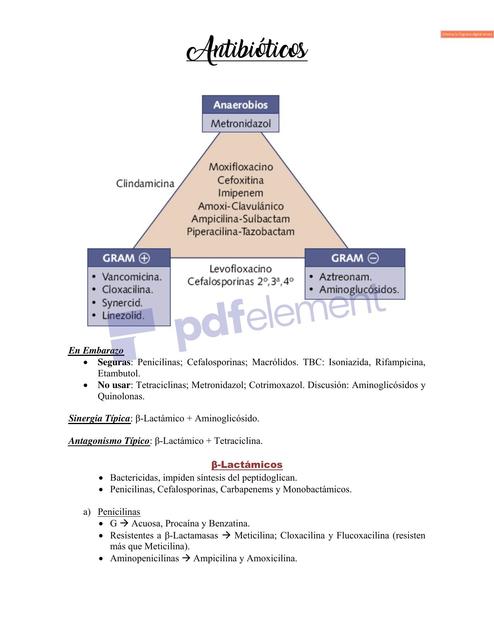 ANTIBIOTICOS Resumen