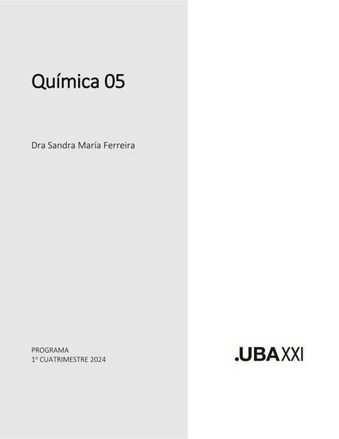 Química 05 