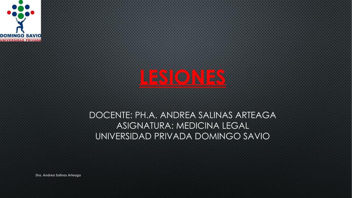 lesiones