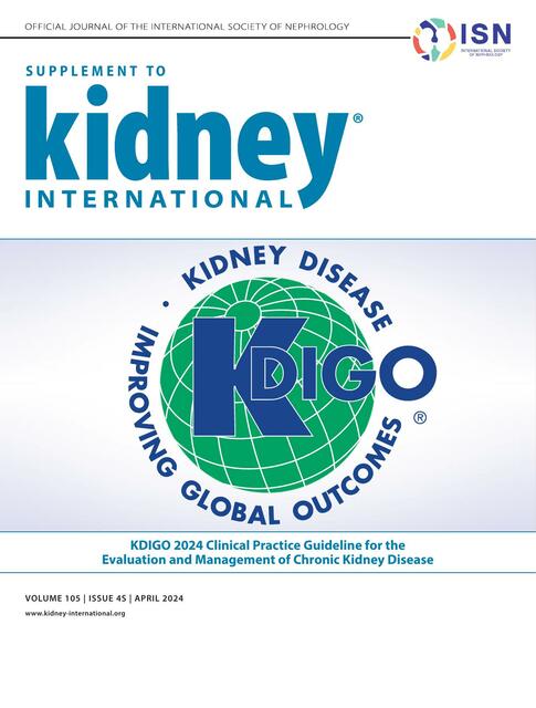 KDIGO CKD Guideline 2024