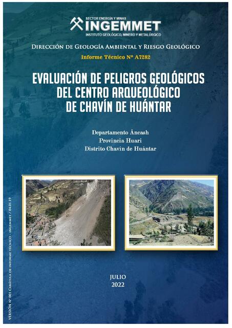 informe tecnico n0 a evaluacion de peligros geolog