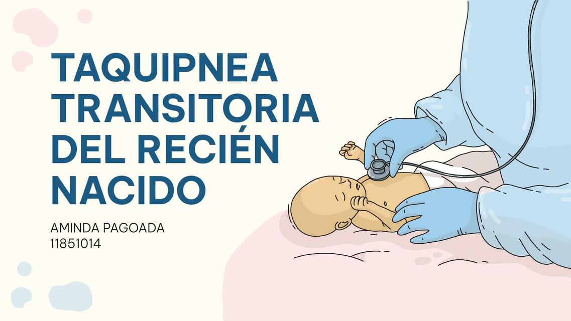 Taquipnea transitoria del RN