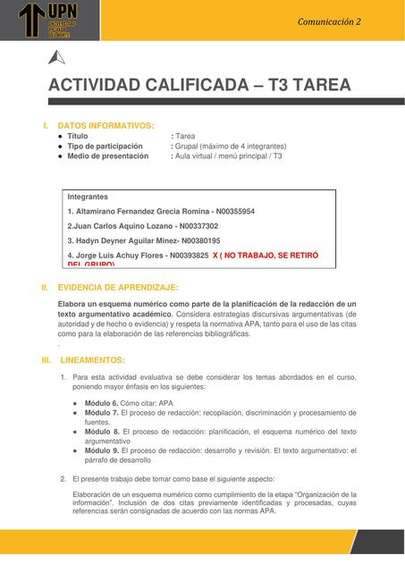 Actividad calificada 