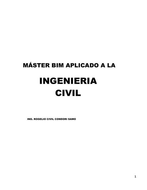 Master BIM Ingenieria