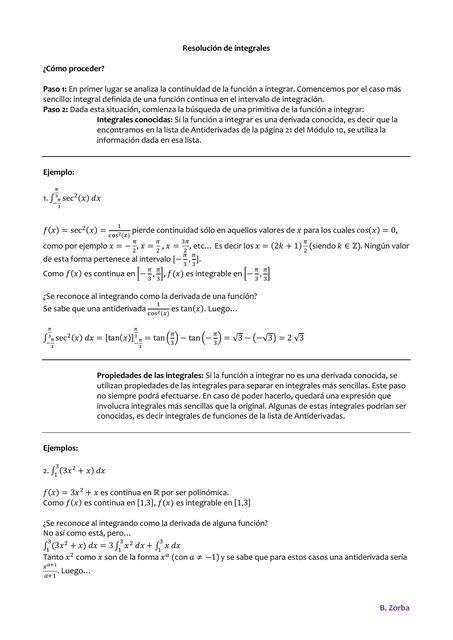 Integrales