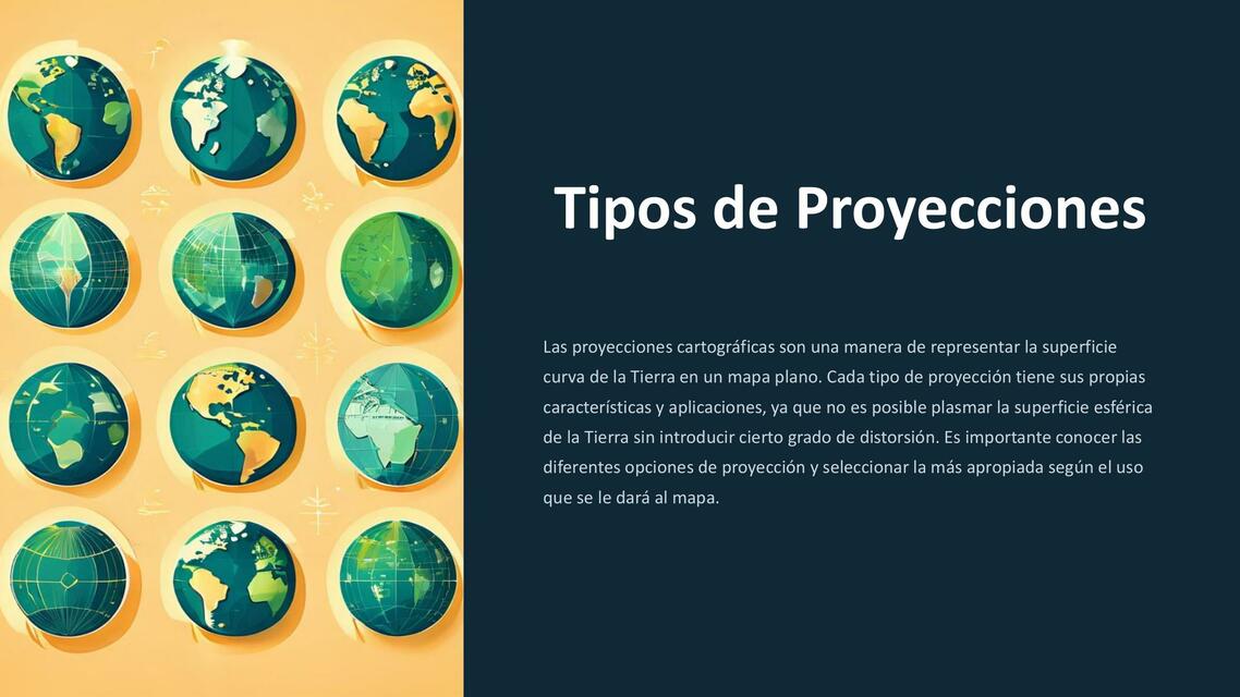 Tipos de Proyecciones | Ingeniería creativa | uDocz