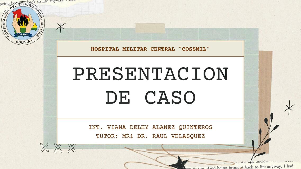 PRESENTACION DE CASO