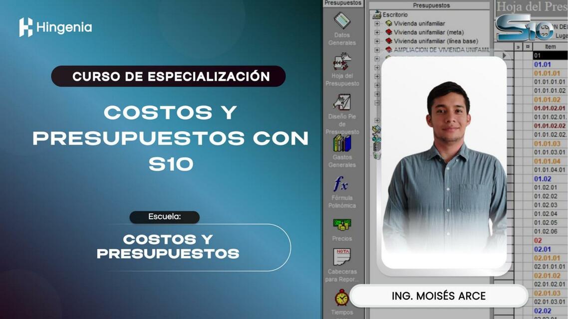 Curso COSTOS Y PRESUPUESTOS CON S10 SESION 03 | Rubén Paucar | uDocz