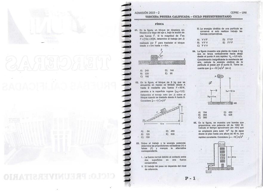 3ras PC CEPREUNI