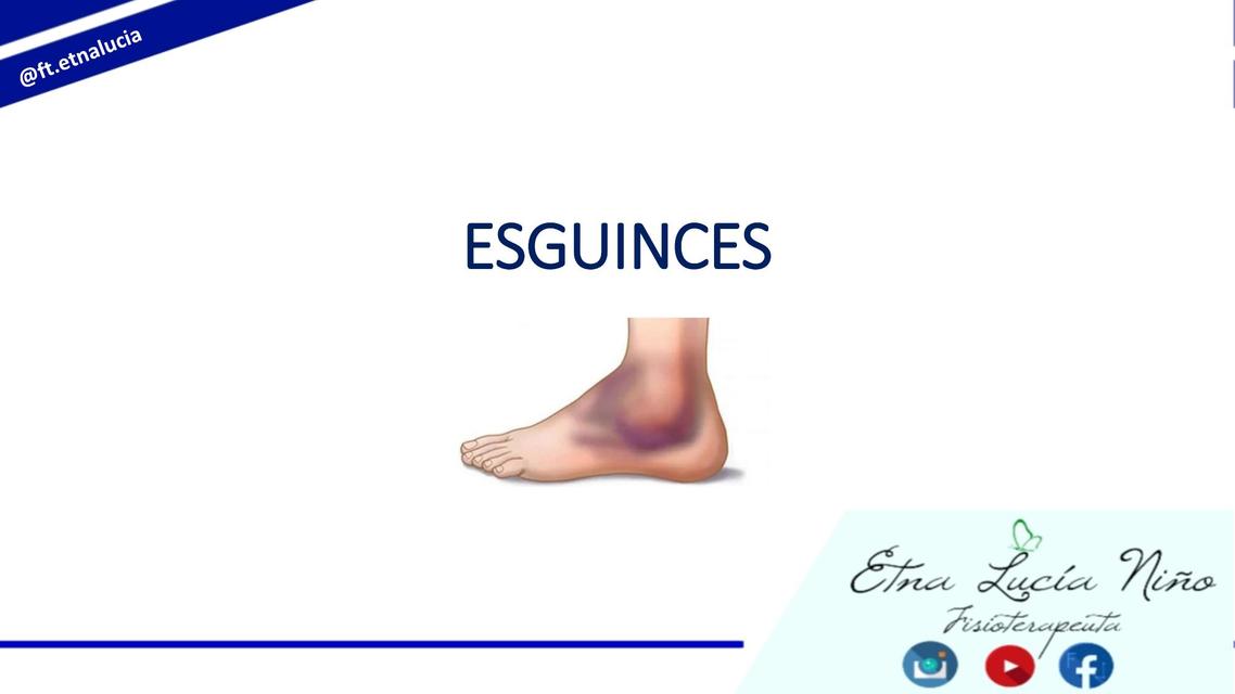 LIGAMENTO Y ESGUINCES