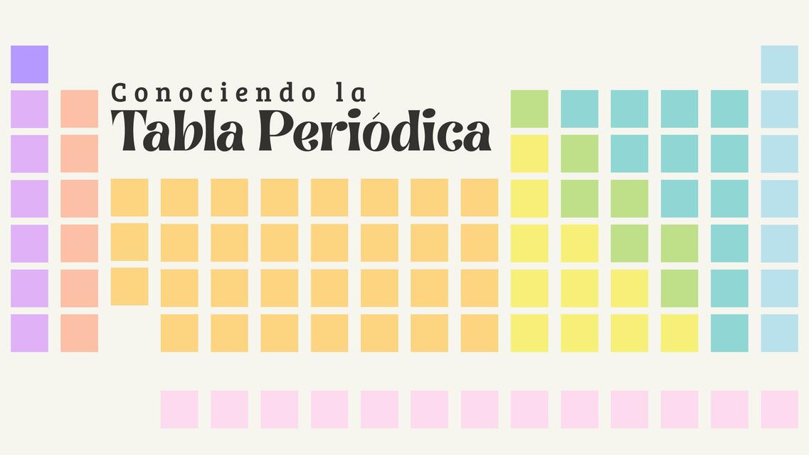 TABLA PERIODICA