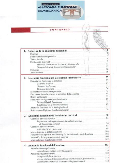 Rene Cailliet Anatomia Funcional Biomecanica