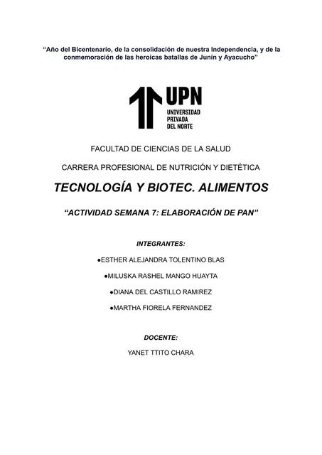 TECNOLOGÍA SEMANA 7