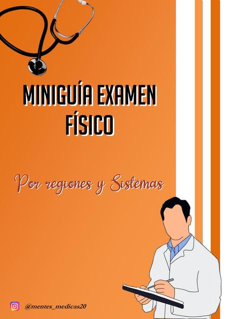 MINIGUÍA EXÁMEN FÍSICO (Para Descargar e Imprimir)