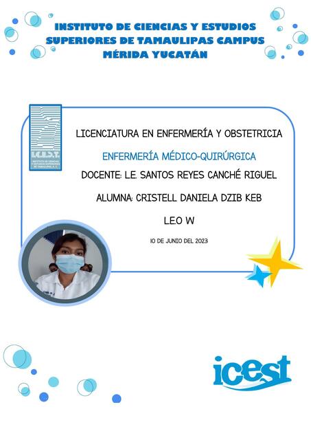 Unidad I enfermería médico quirúrgica