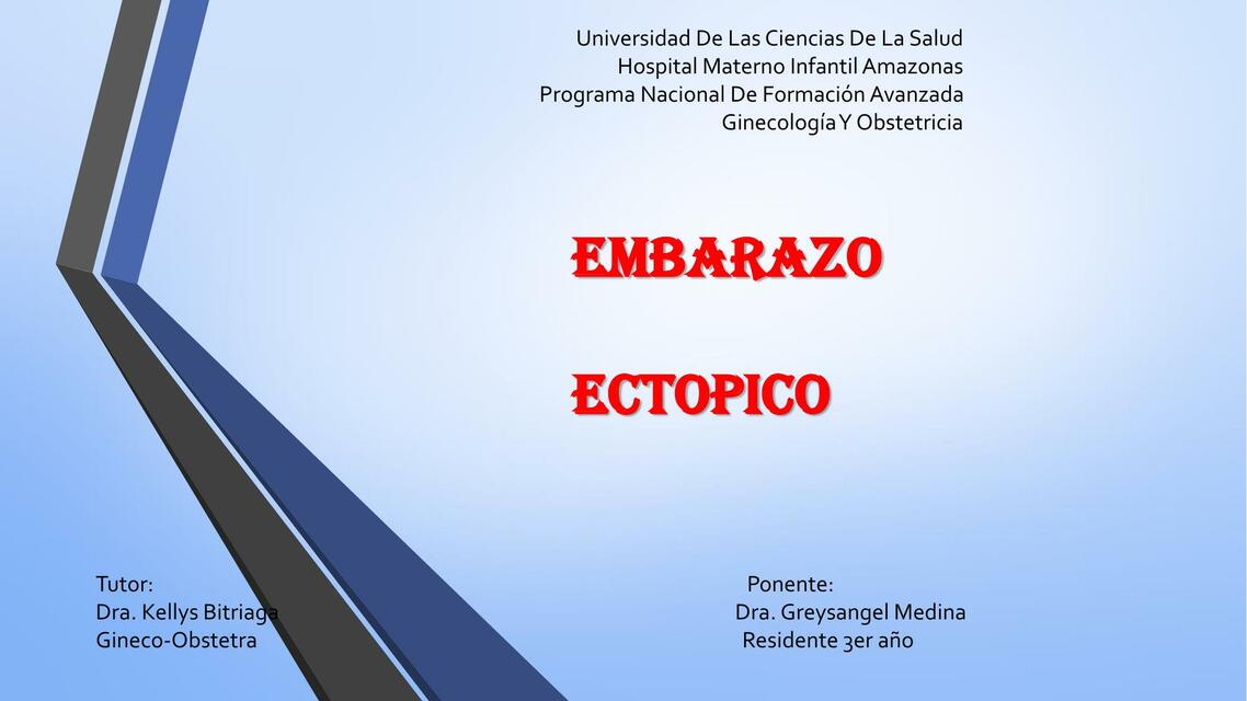 embarazo ectopico