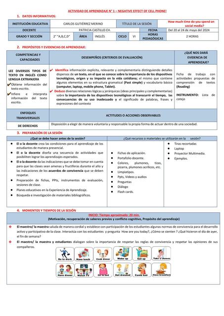 UND3 ACTIV DE APREND 1 PREA1 SEM2 CLASE1 How much