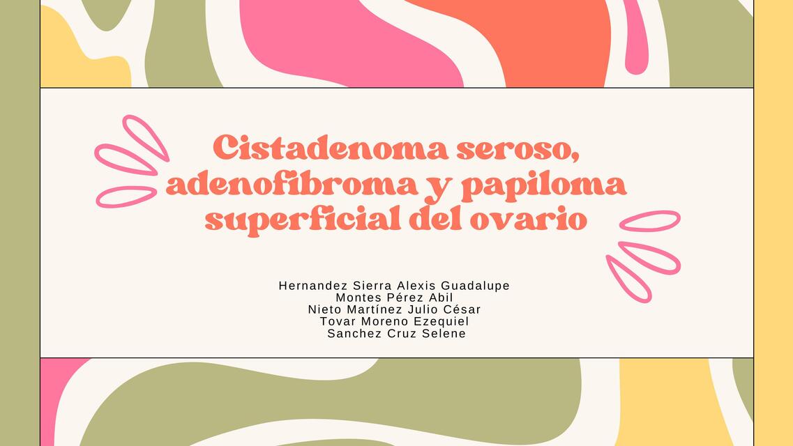 Cistadenoma seroso