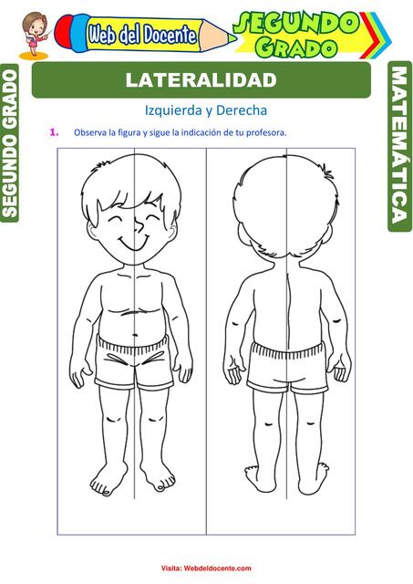 Lateralidad para Segundo Grado de Primaria