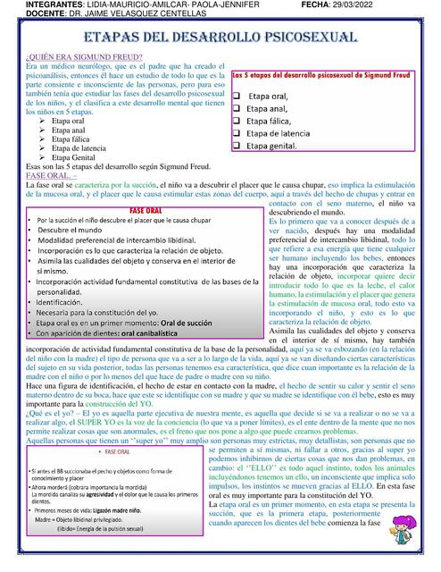 4 CICLO VITAL HUMANO 2 ETAPAS DEL DESARROLLO PSICO