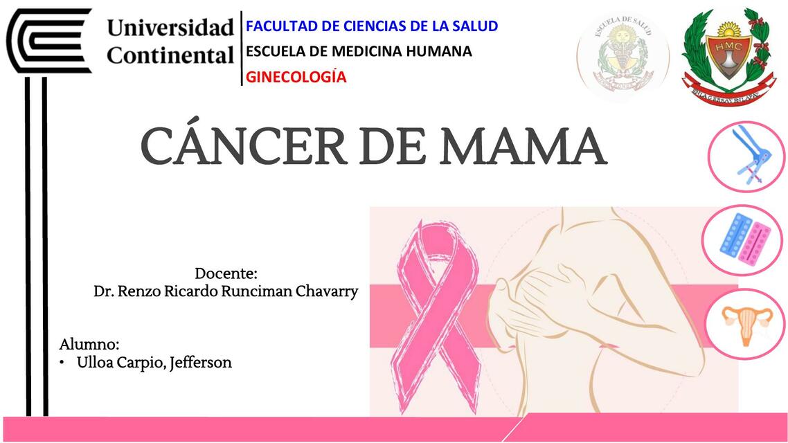 Cáncer de mama Ginecología HMC UC