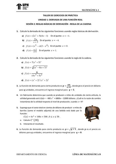 Reglas básicas de derivación 