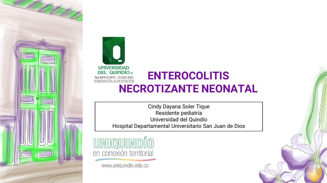 Enterocolitis neonatal