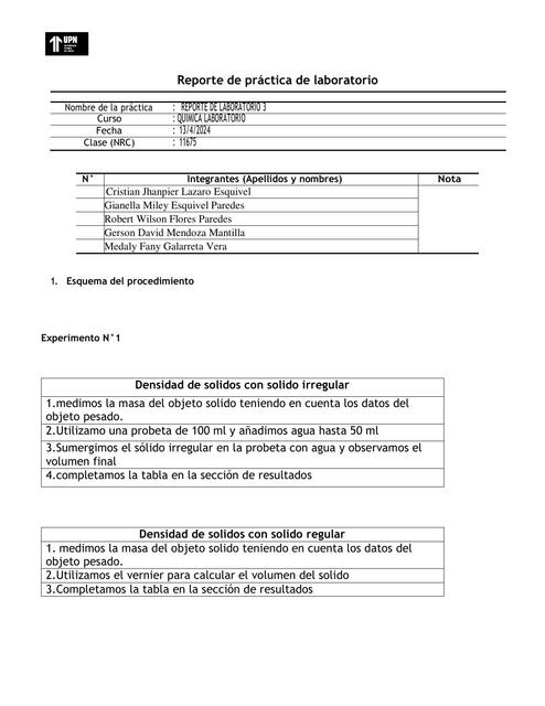 REPORTE DE LABORATORIO 3