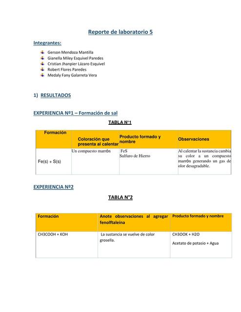 REPORTE DE LABORATORIO 5