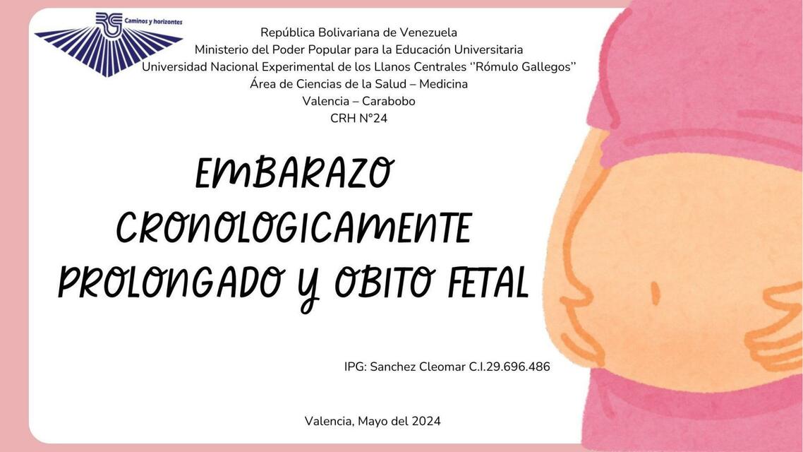 EMBARAZO POSTERMINO Y OBITO FETAL