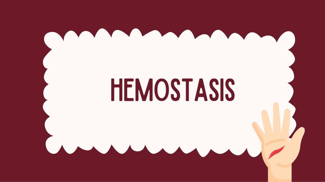 Hemostasis