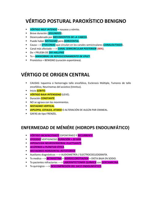 Otorrinolaringología