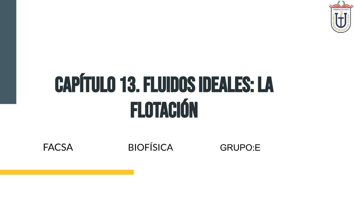 Biofísica Fluidos Ideales