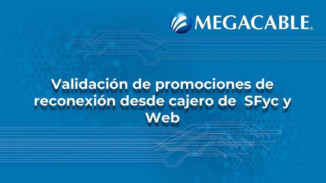 Promocion de reconexion desde cajero GTEK