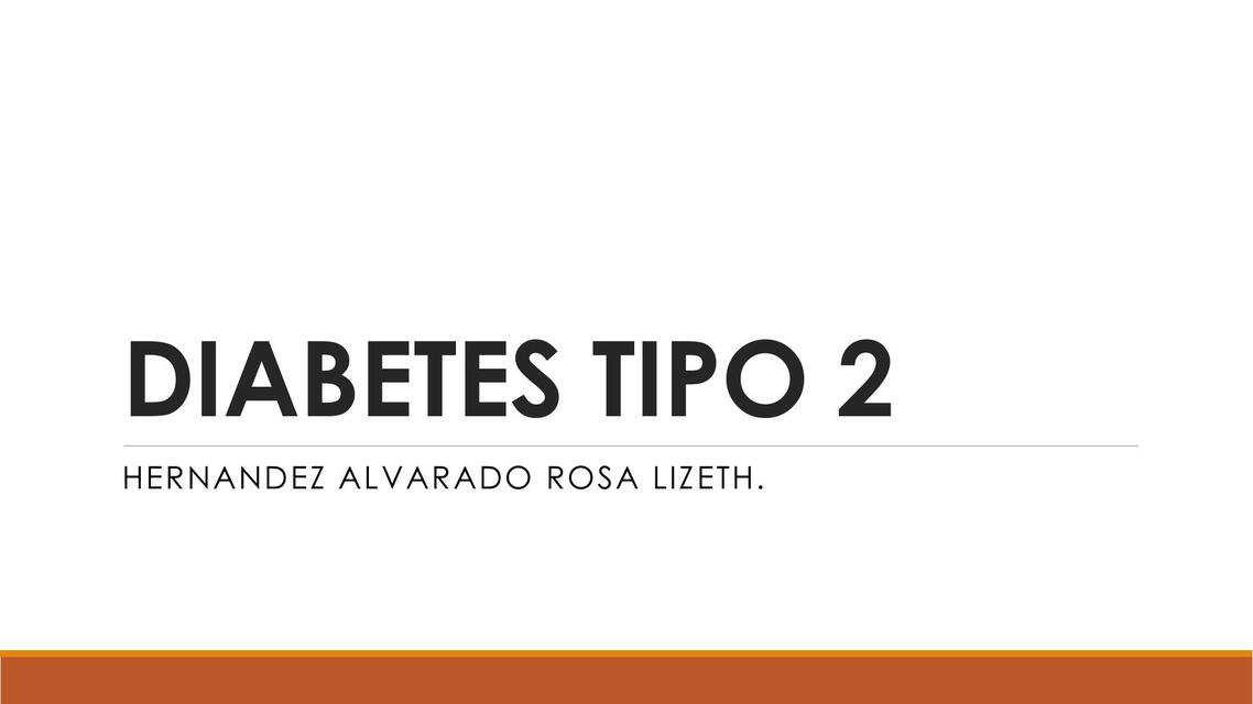 DIABETES TIPO 2 ADA