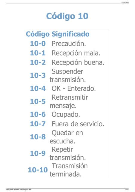 Codigo 10