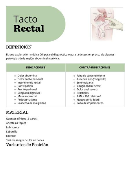 EXAMEN FÍSICO DE TACTO RECTAL