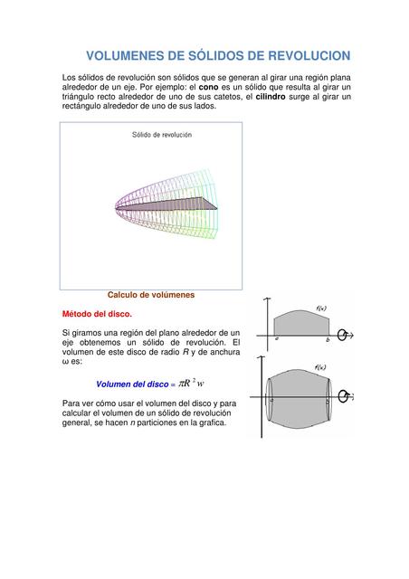 Solidos Revolucion Apuntes